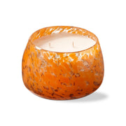 Orange Confetti Double Wick Citronella Candle